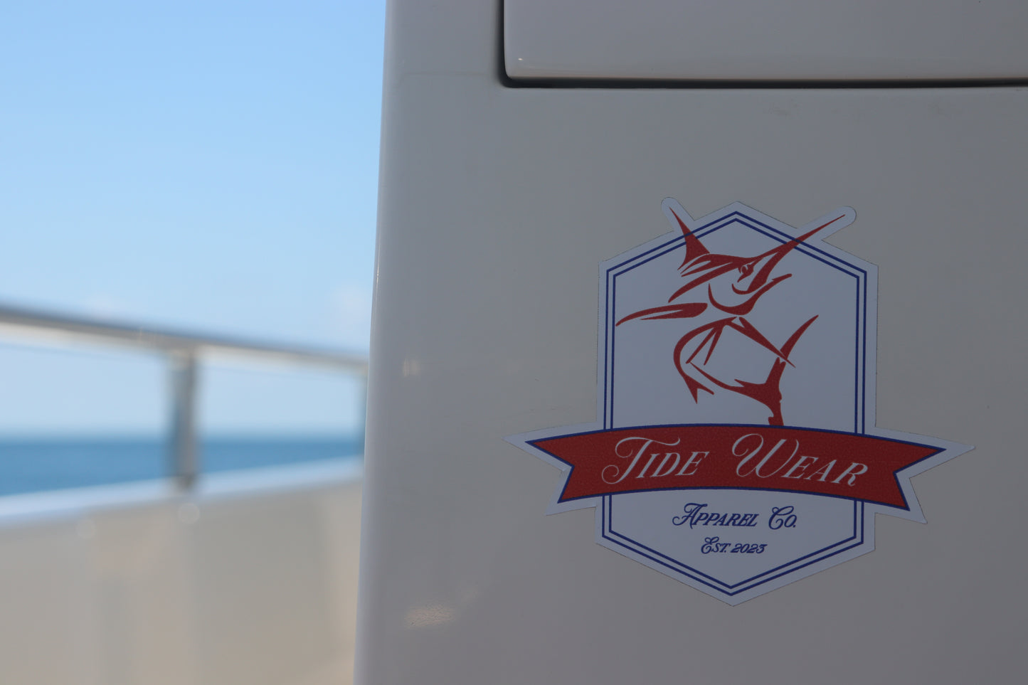 Tide Wear Marlin Sticker