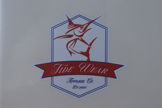 Tide Wear Marlin Sticker