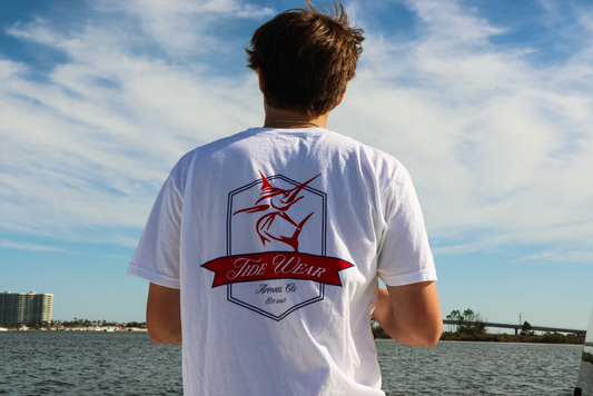 White Marlin Pocket Tee